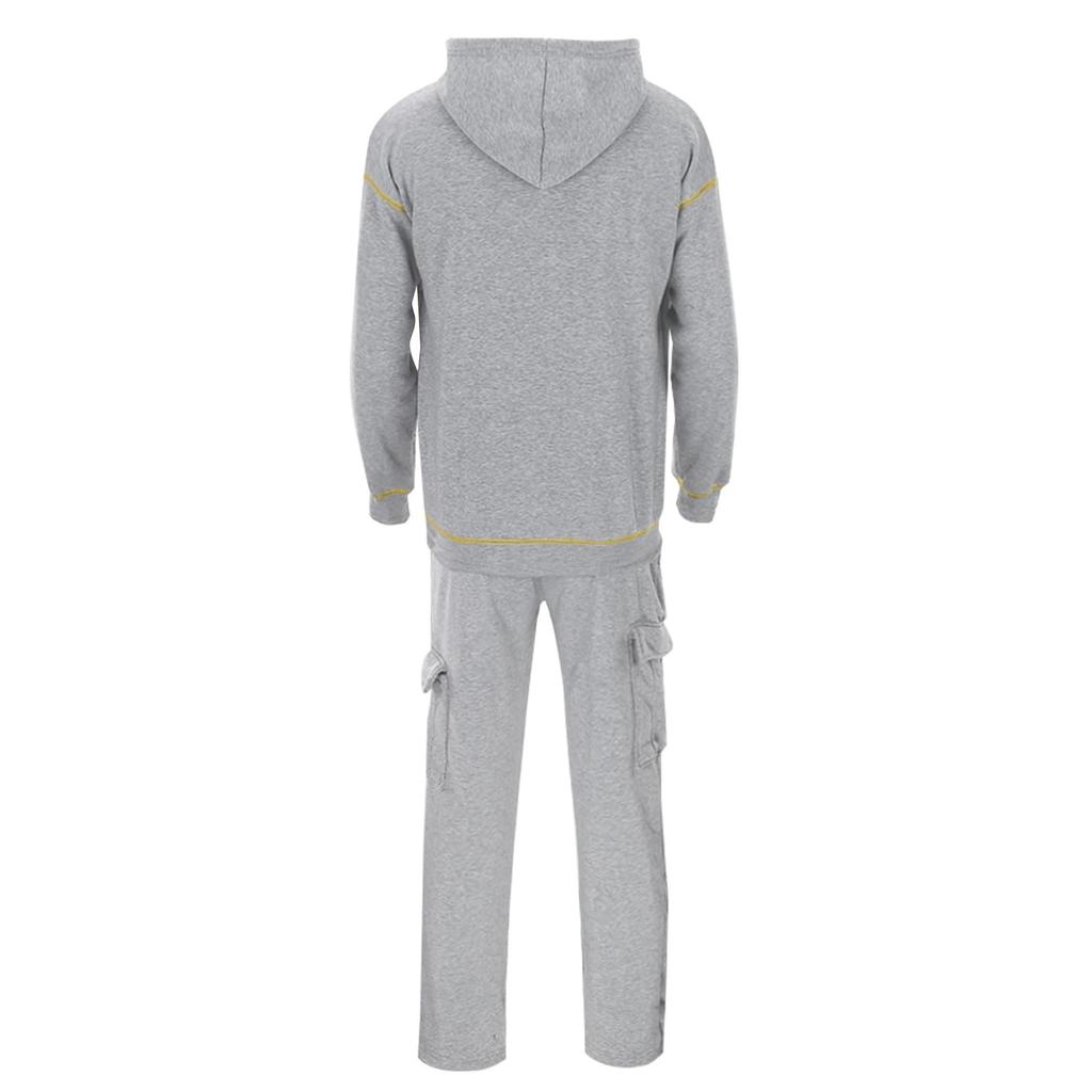 Sweatshirt Suit For Men Oversized Casual Loose Pullover Top+Pants