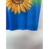 Gradient Color Block Sunflower 3D Printed Women's Short-sleeved T-shirt Summer Comfortable Casual Bottoming Top