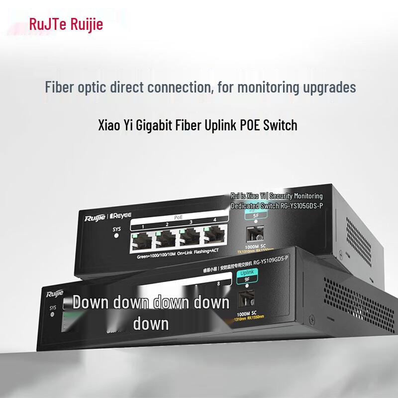 

Ruijie 5-Port Gigabit PoE Surveillance Switch