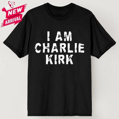 I Am Charlie Kirk T-Shirt - Size S-4XL Unisex T-Shirt