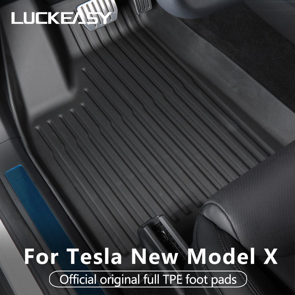 for Tesla Model X 2026-2026 Car Floor Mats TPE Waterproof Wear-resistant Foot Pads Car Accessories Front And Rear Trunk Mat