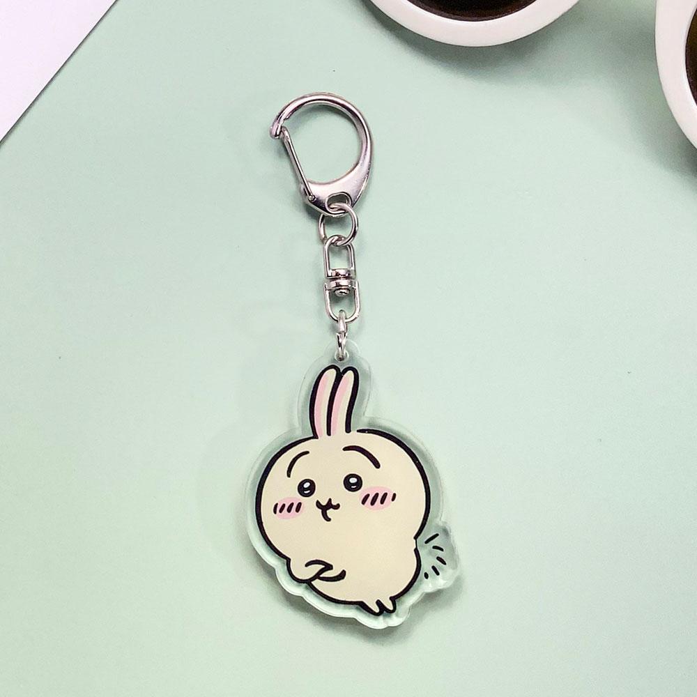 Personaggi Anime Chiikawa Carini Adorabili Portachiavi in Acrilico Accessori Ciondoli per Borsa Ciondolo Carino per Zaino Portachiavi Regali per Amici