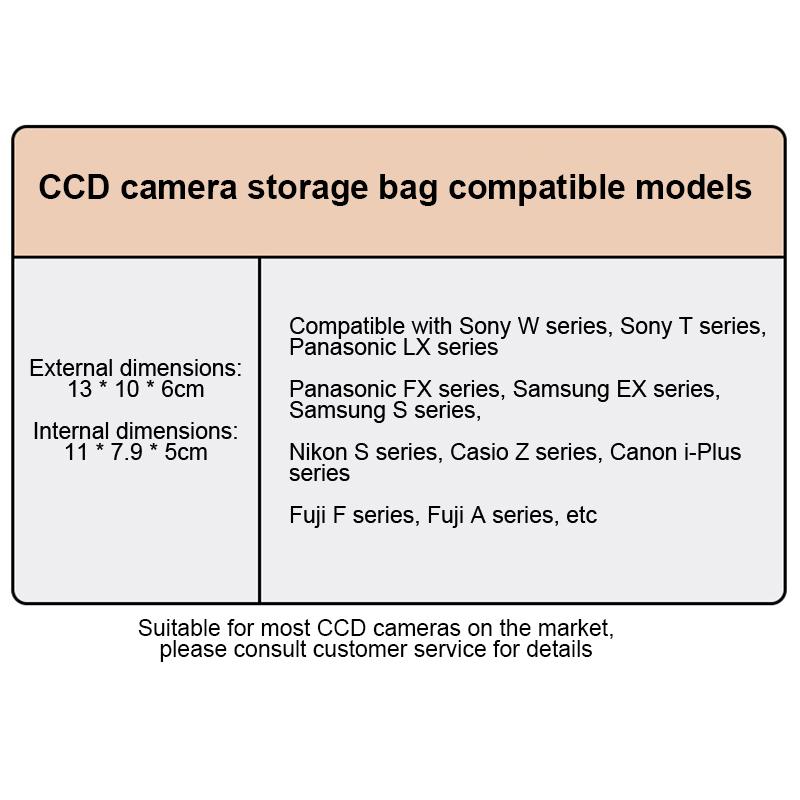 Digital Camera Bag Case For Canon G9X G7X Iii Ii For  Zv1 Zv1F Rx100 For  Hero 12 For Camkory For Kvutciein Vlogging