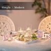 4 6 8 Inch Clear Glass Cylinder Vases for Centerpieces Floating Candles Holders Clear Cylinder Flower Vases Bulk for Wedding