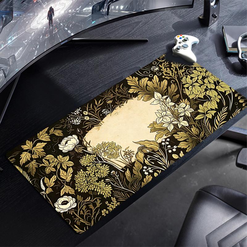XXL Mauspads Pflaumenblüte Lila Anime Gamer Computer-Mauspad Gaming-Zubehör Tablet Varmilo Tastatur Mausepad