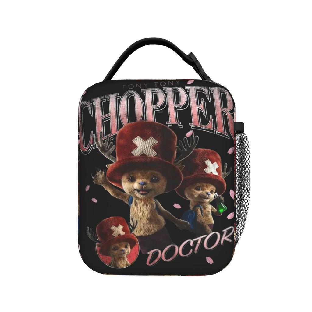 Tony Tony Chopper One Piece Insulated Lunch Bags Lunch Container Thermal Bag Lunch Box Tote School Travel Bento Pouch