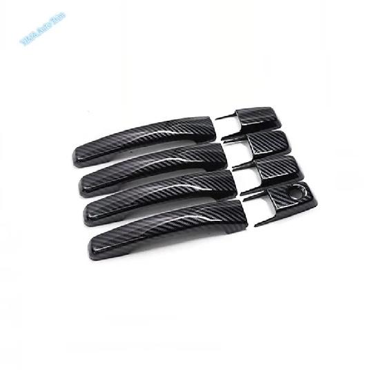 Car Door Outside Handles Door Bowls Sticker Cover Trim For Mitsubishi Pajero V97 V93 V80 Montero Limited 2009 - Accessories