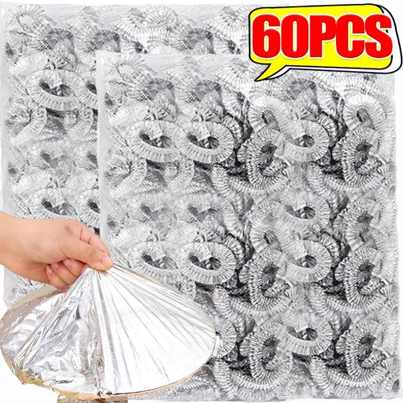Aluminum Foil Insulation Food Covers Disposable Foil Film Fresh-Keeping Wrap Reusable Fruit Storage Lid for Kitchen Bowl Plate Insulation
