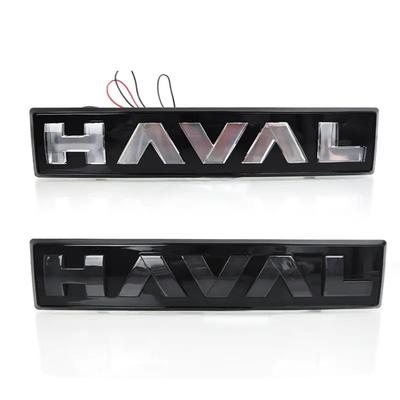 Haval Serisi LED Logo Gündüz Sürüş Lambası Dargo Jolion\\H6\\F7\\F7X Ön Izgara Arka Aydınlatma Çıkartması Amblem Etiketleme Değişimi