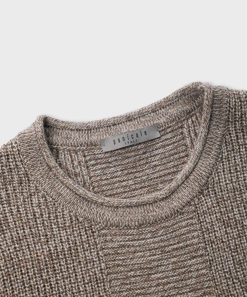 PANICALE Wool Blend Pocket Knit 2 Colors