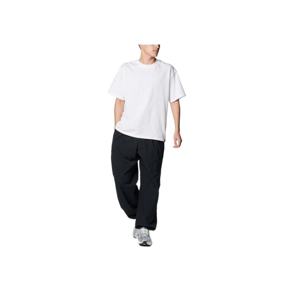 Under Armour Solid Color Low-Rise Elastic Loose Straight Cargo Pants Men Bottoms Black 1383782-001