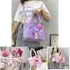 New Cartoon Kids Handbag Popular Kurumi Girl Single Shoulder Crossbody Bag Korean Cartoon Plush Bag