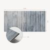 PVC Panel With Motif Easy Decoration For Dining Room 100x50 cm Wooden Board in Layout