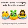 1/3 Stück 3D-gedrucktes Tier-Klicker-Spielzeug Cartoon-Maus Frosch Biene Dekompressionsknopf Fidget-Spielzeug Angst Stressabbau Schreibtischspielzeug