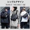 YOIIYO Shoulder Stylish and Waist Crossbody Large Perfect for and Outdoor Black Men's Bag/Body Bag Practical, Waterproof, Adjustable, 3-Way, Pouch,
