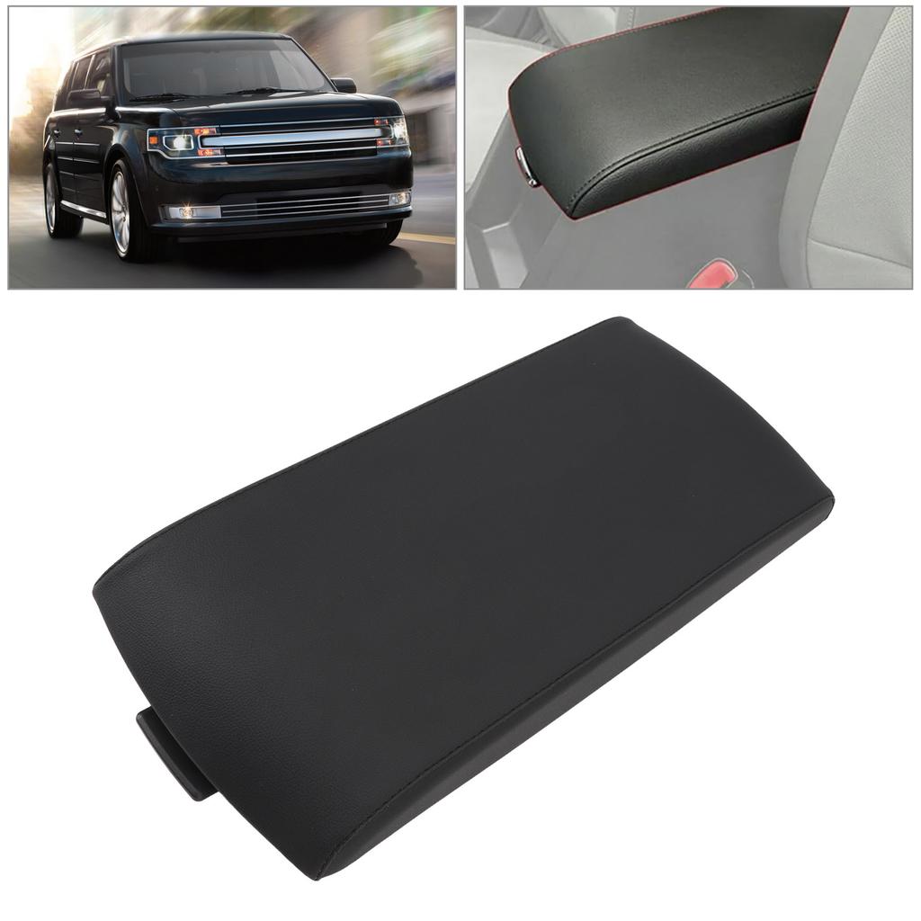 Center Console Arm Rest Lid FA8Z 7406024 AB Wear Resistant PU Leather Armrest Cover for Flex 2013 To 2017