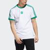 Adidas Originals Trefoil Print Casual Sports Round Neck Short Sleeve T-Shirt Men Tops White EC7376