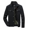 Spring and Autumn Men's Thin Jacket Lapel Tooling Men's Jacket