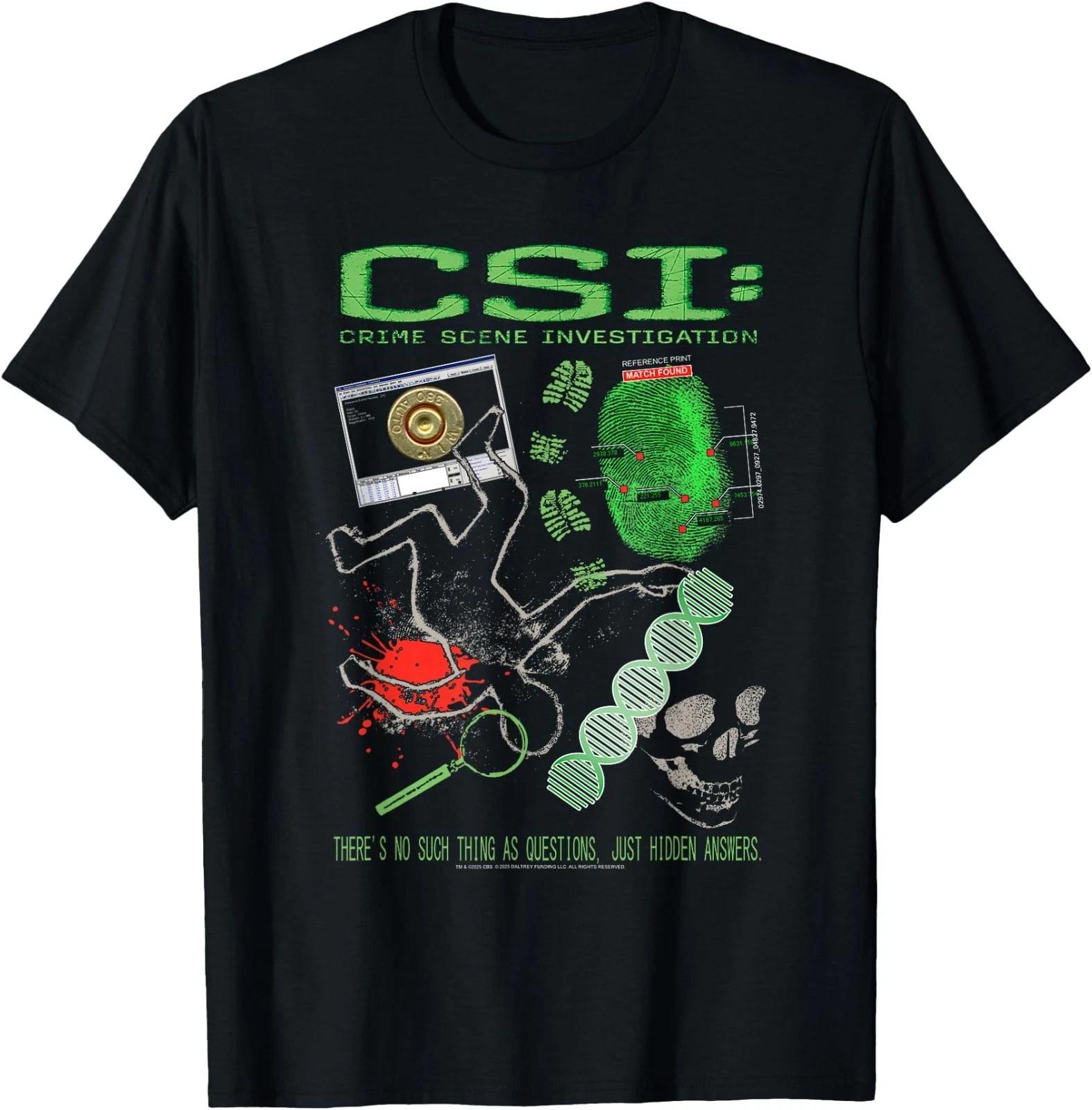 CSI: Crime Scene Investigation Forensics Scene Collage TV T-Shirt 120