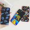 For Motorola Moto G17 Cute Flower Butterfly Cat Painted Case For Motorola MotoG17 G17 Power Black Silicone Soft Phone Cases