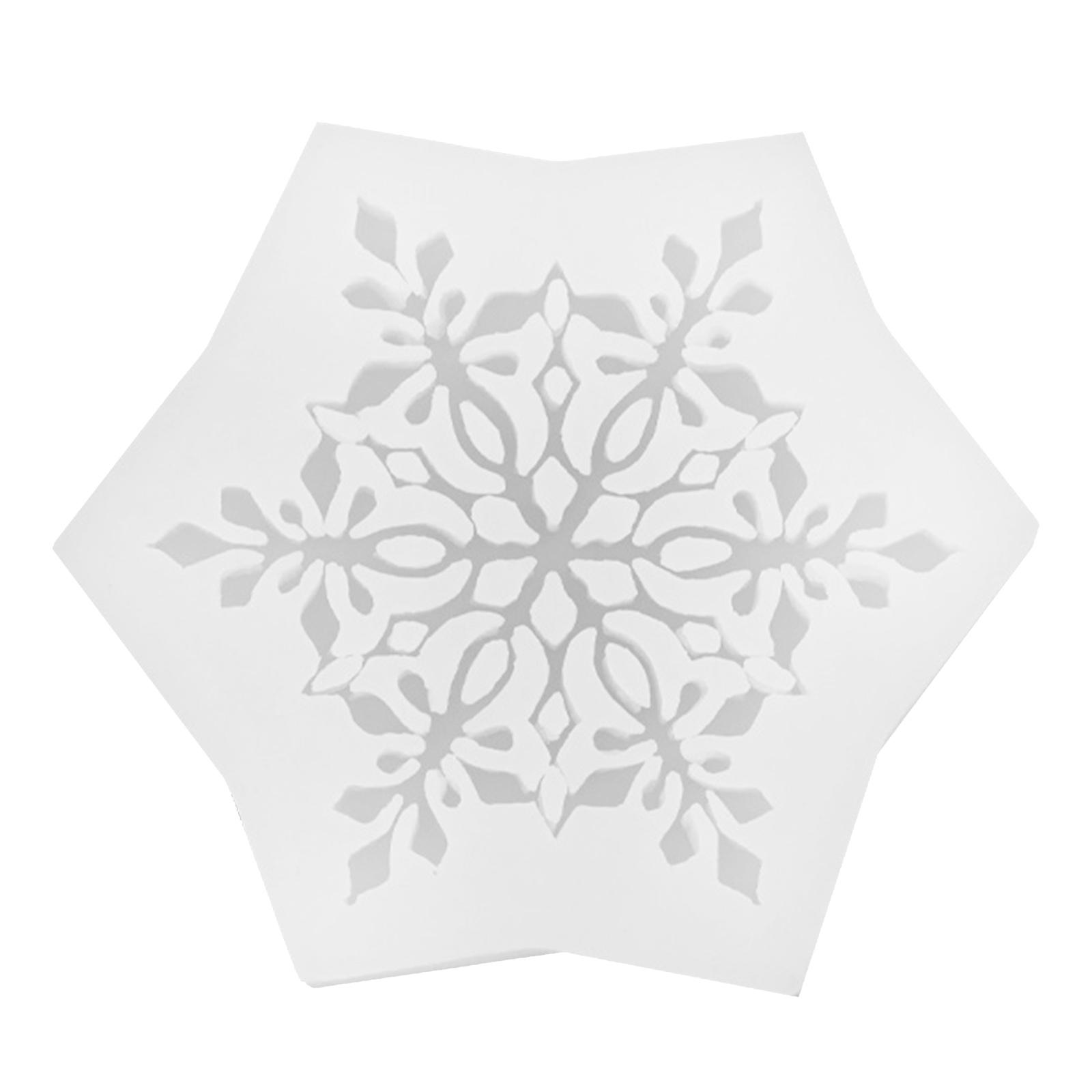 Cake Chocolate Border Mold Snowflake/Heart Shaped Mold Coffee Cup Mat Mold DIY 1 прозрачный