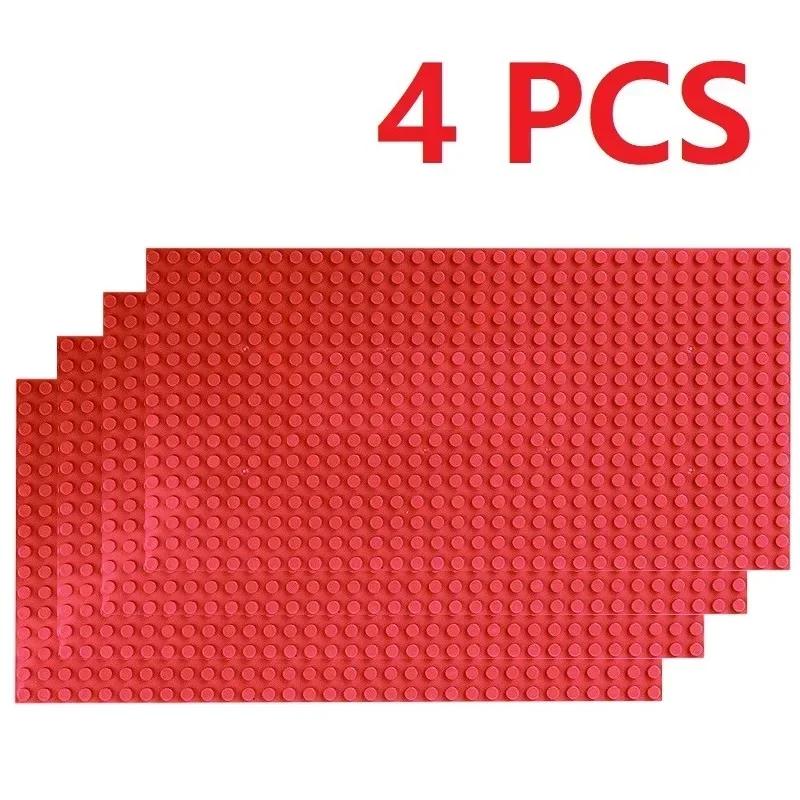 Non-Toxic 4Pcs Base Plates 32X32 16X32 Dots Classic Base Plates Blocks Diy Plastic Building Bricks Assembly Compatible All Brand City Toy