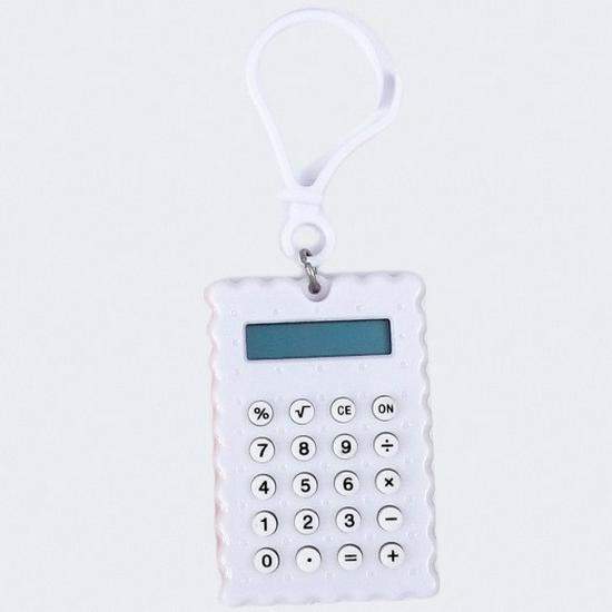 Cartoon Cute Cookie Mini Calculator for Students - Stylish and Portable