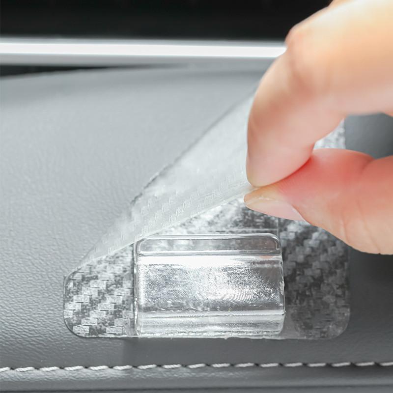 Foot Mat Vehicle Fixing Clips With Strong Adhesive And Detachable Tool Hooks