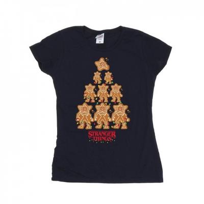 Netflix Womens/Ladies Stranger Things Gingerbread Cotton T-Shirt