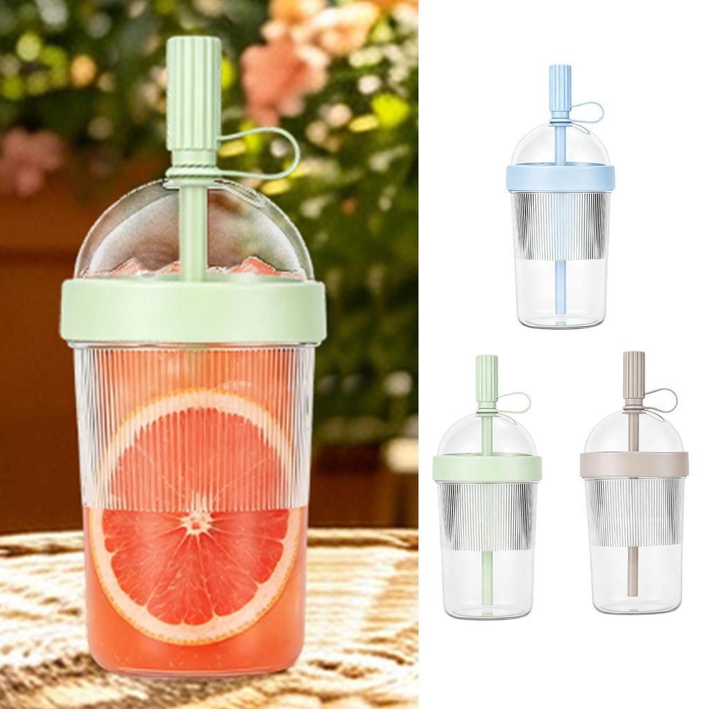 Tazza da Caffè Riutilizzabile 17oz Tumbler per Bevande Fredde con Coperchio e Cannuccia per Donne Uomini Viaggiatori Studenti Casa Ufficio Palestra Spiaggia Picnic Campeggio