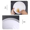 Gannian Melamine White Sauce Dish - 10 Pack