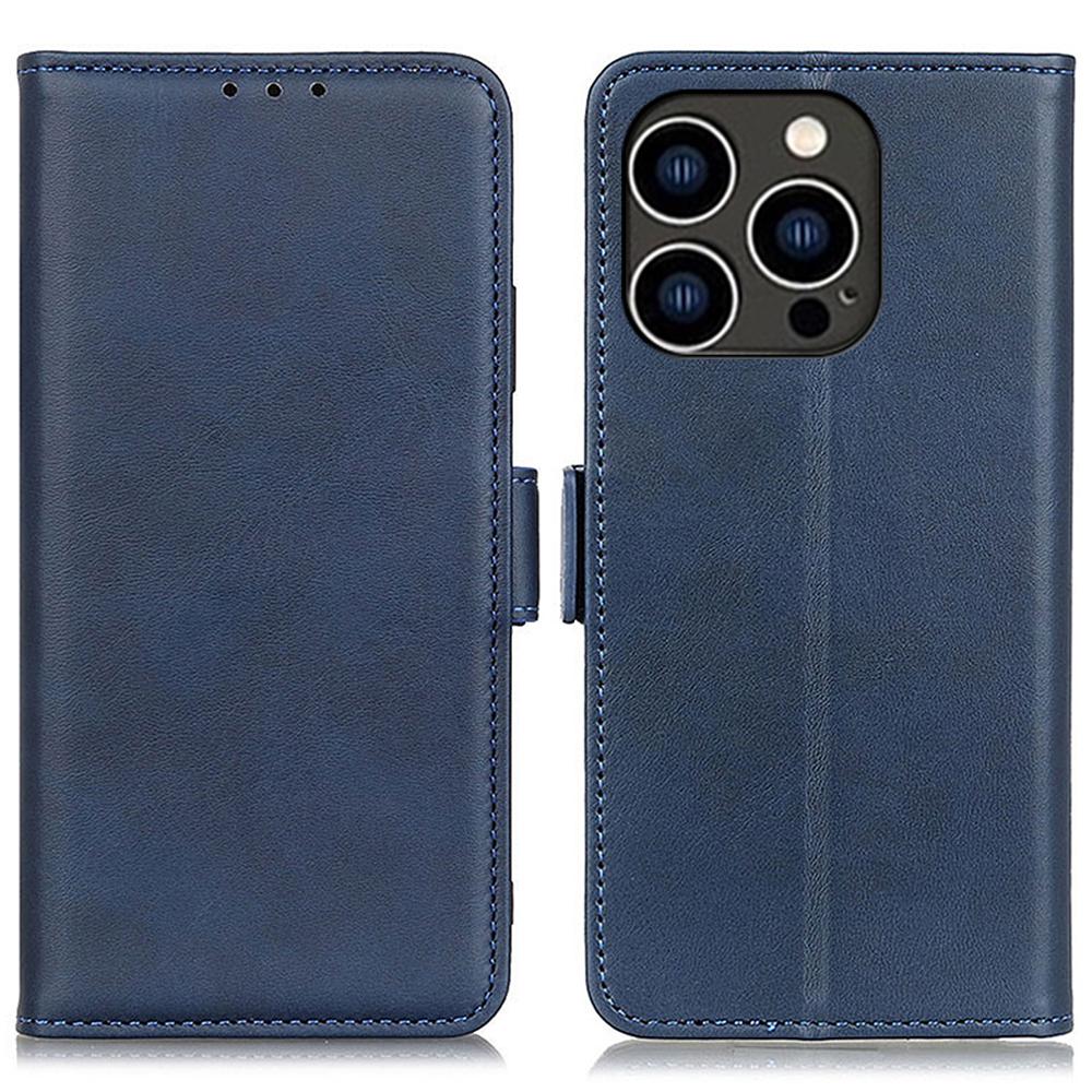 Für iPhone 16 Pro Hülle Magnetverschluss Leder Brieftasche Klapp Handyhülle