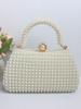 Elegant Pearl Evening Handbag: 2025 Trendy Socialite Clutch & Shoulder Bag