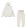 FEAR OF GOD ESSENTIALS Flocked Letter Hoodie Loose Fit Fleece Sweatshirt Men Women