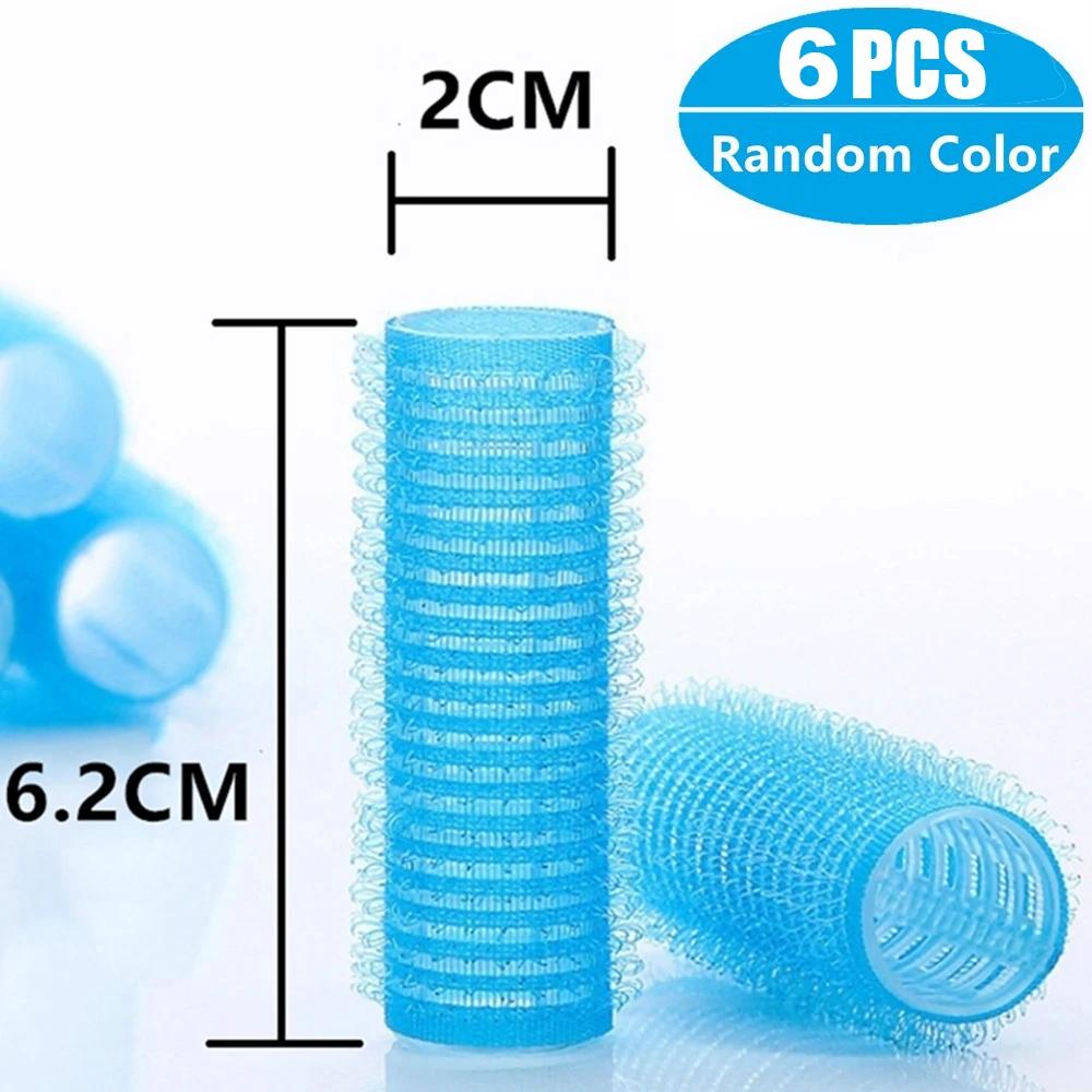 1/2/6pcs Hair Root Fluffy Clip Lazy Hair Edge Clip Women Top Styling Curling Barrel Portable Korean Bangs Side Clips Hair Roller