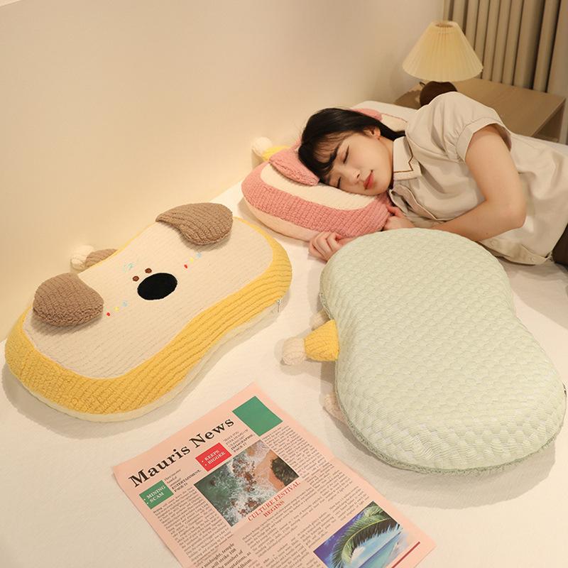 Removable And Washable Memory Cotton, Iced Doudou Pillow, Cartoon Girl Bed For Student Dormitory, Bedside Pillow Cushion