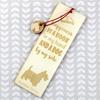 Scottish terrier, Aberdeen Terrier, Scottie, Aberdeenie - dog bookmark, personalized bookmark, dog gadget for Art-Dog brand readers