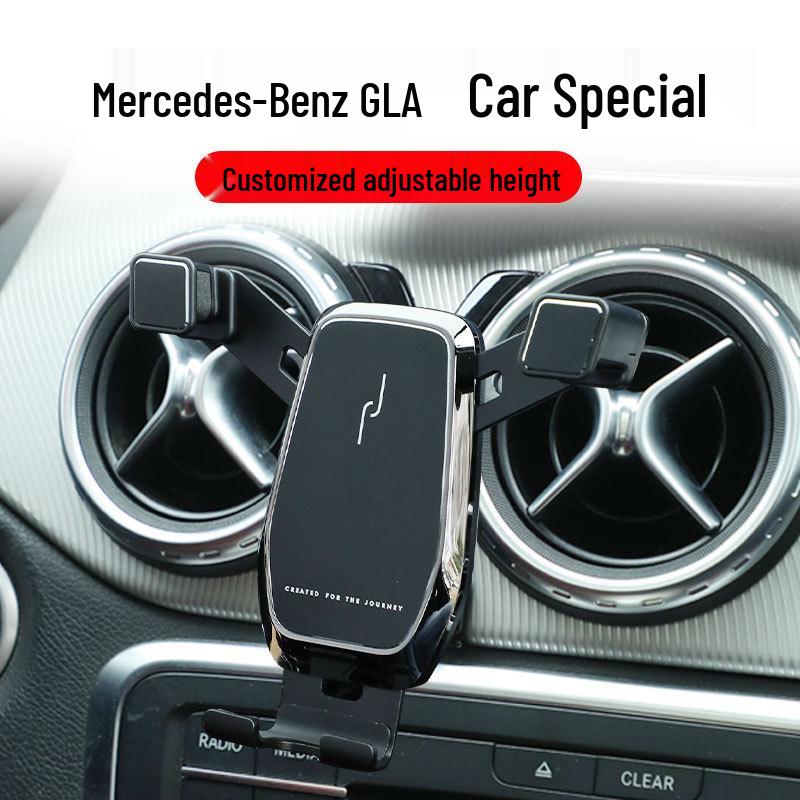 Wireless Charging Phone Holder for Mercedes-Benz 15-19 GLA/13-19 CLA, Navigation Compatible