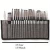 24 pieces Paint Brush Set for Watercolor Acrylic Gouache Oil Painting Nylon Hair Aluminum Tube