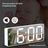 Plug-in Clock Easy To Control Fashionable Home Supplies Popular Acrylic Mirror Alarm Clock Clock Battery Powered Modern Pocket