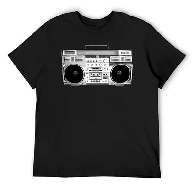 Camiseta Boom Box street wear camiseta de lujo regalos divertidos Camiseta de Anime camisetas gráficas para hombre hip hop