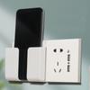 1pcs Wall Mounted Organizer Storage Box Remote Control Mounted Mobile Phone Plug Wall Holder Charging Multifunction Holder Stand