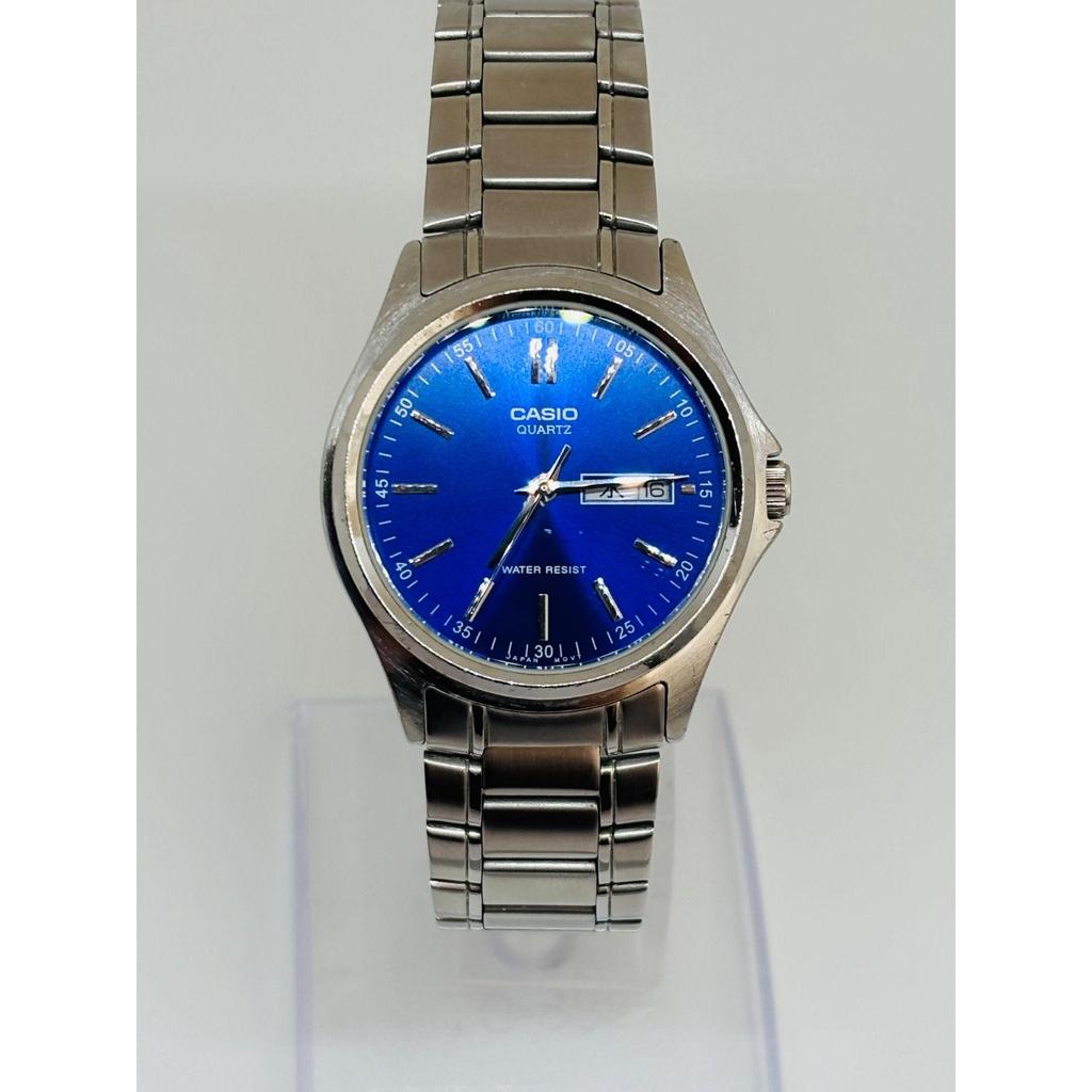 Used [CASIO] Casio MTP-1239DJ | Blue Dial | Quartz Watch | Men's | Working Item | New Battery Replaced |