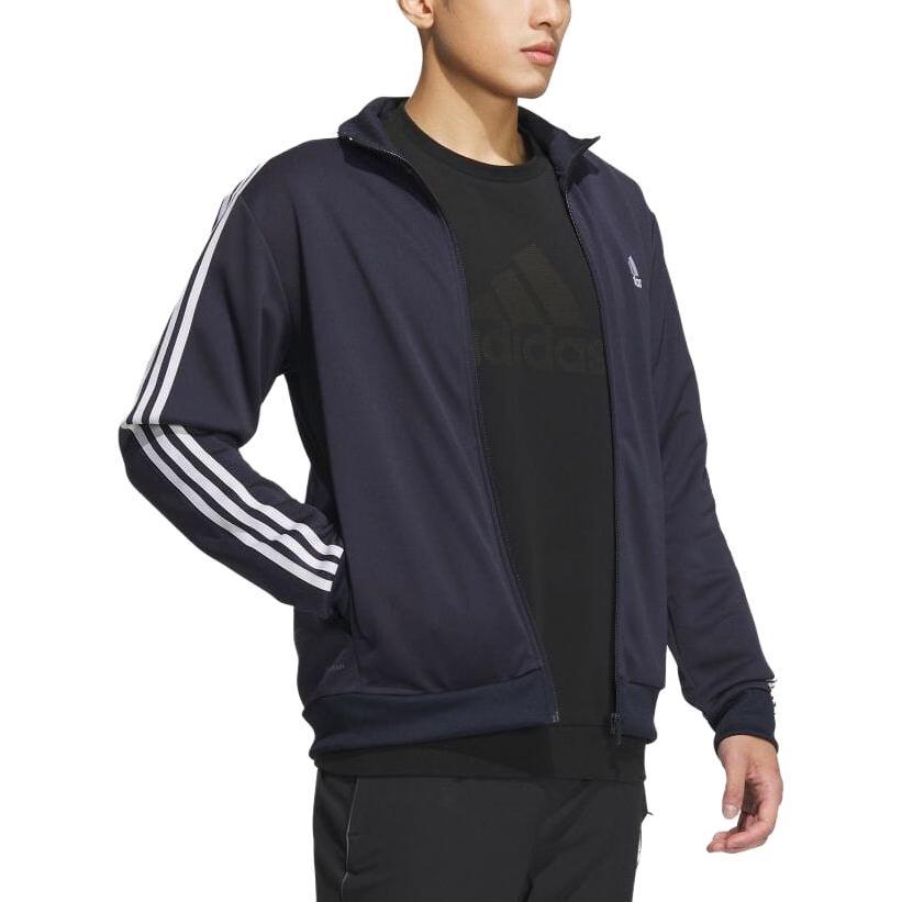 Adidas 3 Stripes Jacket Men's Dark Blue IA9447