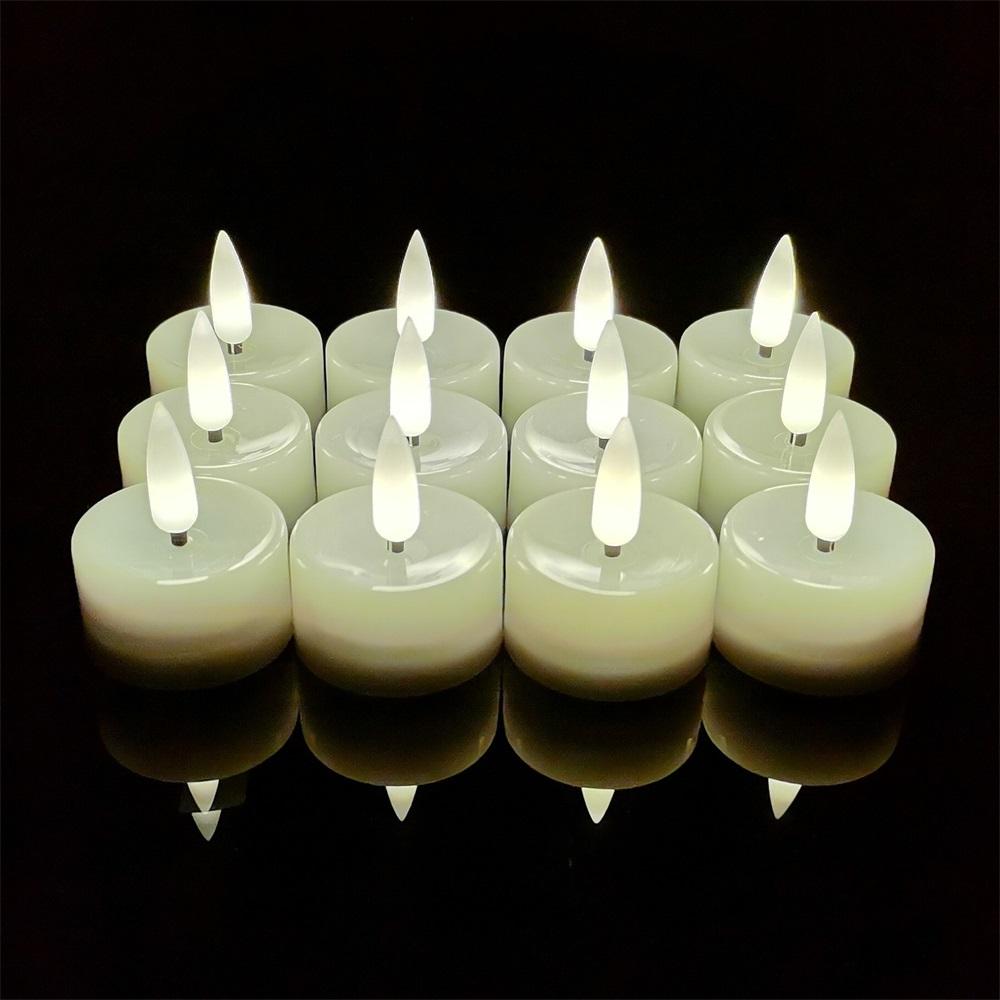 12 Pcs Thanksgiving Christmas LED Candle Light