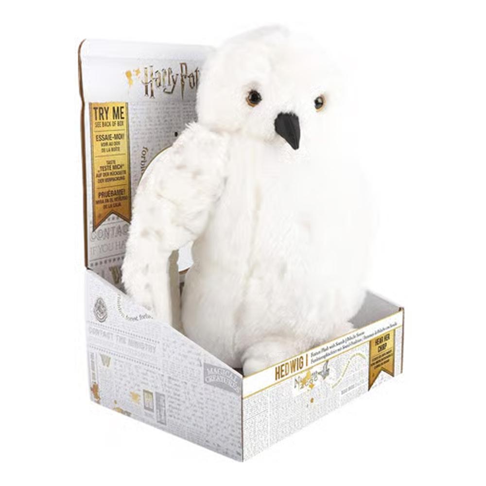Harry Potter Hedwig Plush Toy (Batteries Included)