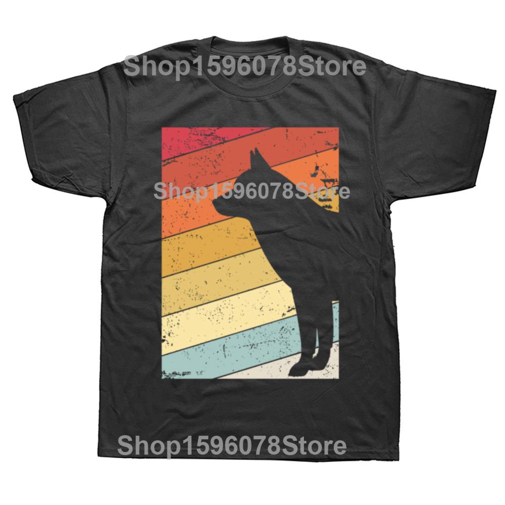 Funny Husky Graphic Retro Style Design T Shirts Tee Tops Round Neck Short-Sleeve Fashion Tshirt Clothing Casual Basic T-shirts