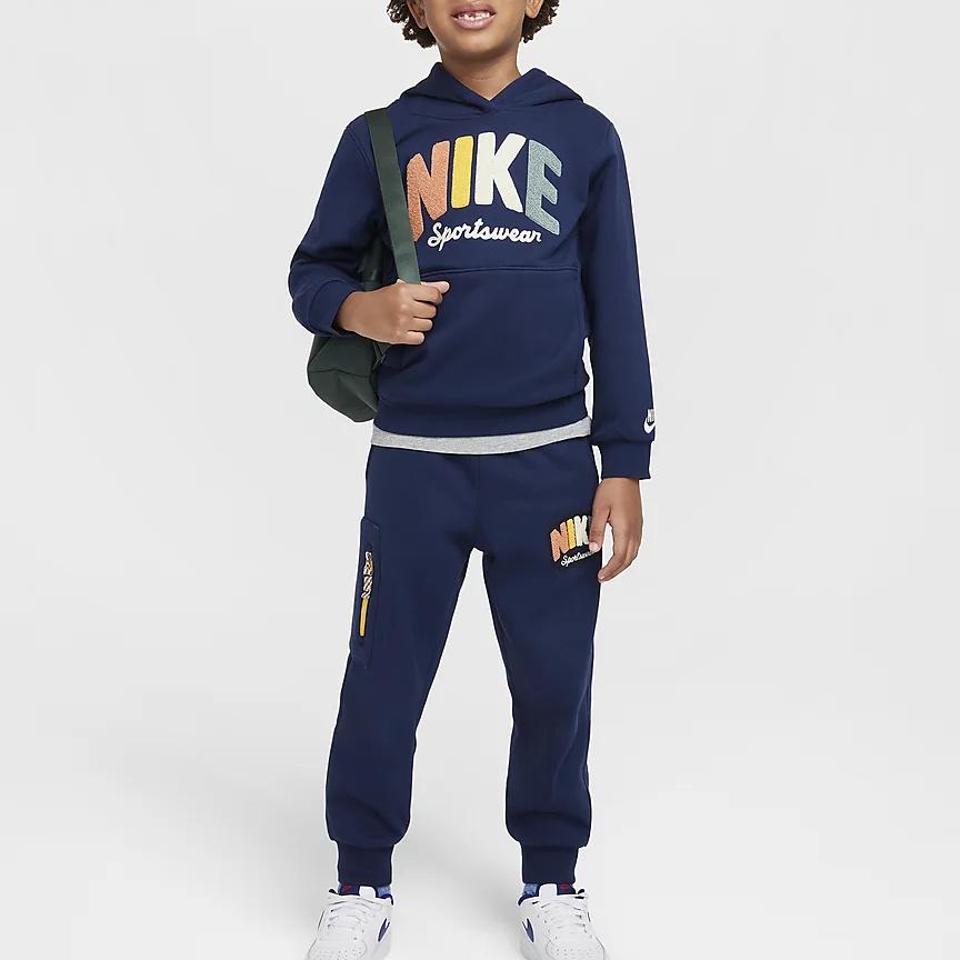 Nike Sportswear Powder Play Soft Fleece Pullover Hoodie Kids hoodies Dark-Navy HQ7944-410