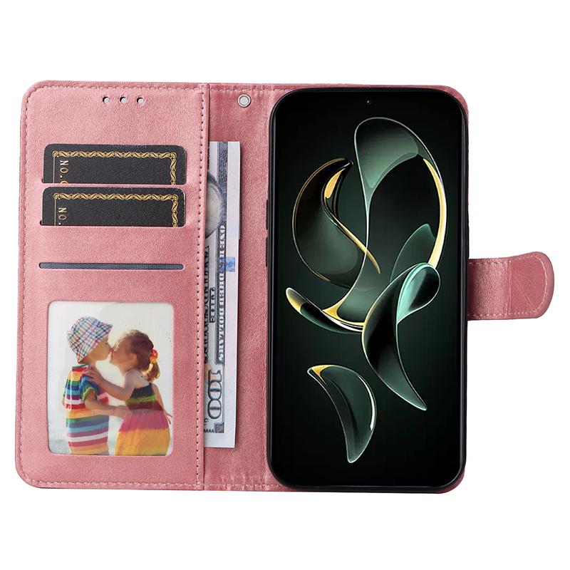 For Xiaomi Redmi K60 Ultra/13T/13T Pro Case PU Leather Cell Phone Cover Calf Texture Wallet with Stand