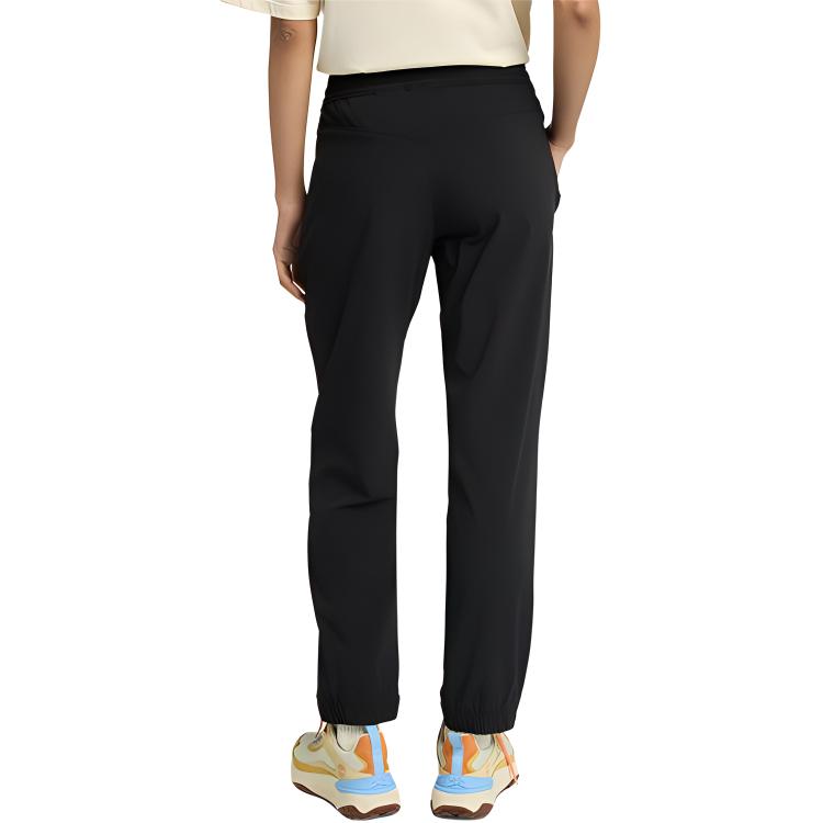 Timberland Lightweight Water-Resistant Casual Pants Women Bottoms Black A61Q7-001